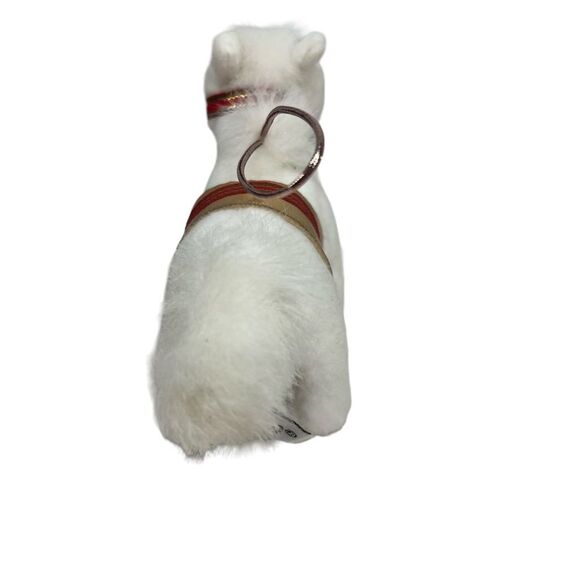 Aurora Plush White Horse Pony Ornament Collectible Christmas - Picture 5 of 7